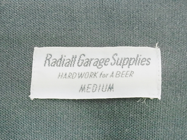 実際に弊社で買取させて頂いたradiall garage supplies/ラディアル 半袖シャツ ネイビー/Mの画像 2枚目