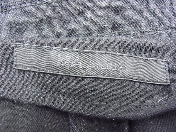 実際に弊社で買取させて頂いたMA-JULIUS/ユリウス 13SS ジップアップ ジャケット ブラック/2の画像 2枚目