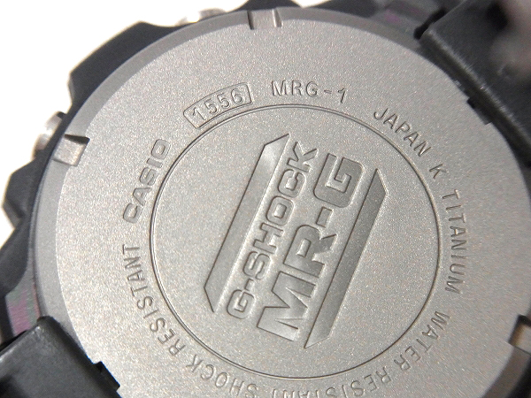 実際に弊社で買取させて頂いたG-SHOCK/Gショック MR-G ブラックチタン クォーツ/MRG-1Z-1Tの画像 1枚目