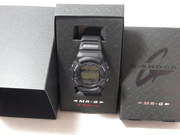 実際に弊社で買取させて頂いたG-SHOCK/Gショック MR-G ブラックチタン クォーツ/MRG-1Z-1Tの画像 5枚目