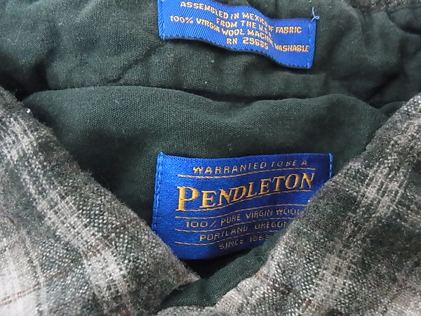 実際に弊社で買取させて頂いたPENDLETON/ペンドルトン ネルシャツ/チェック柄 5点セットの画像 1枚目