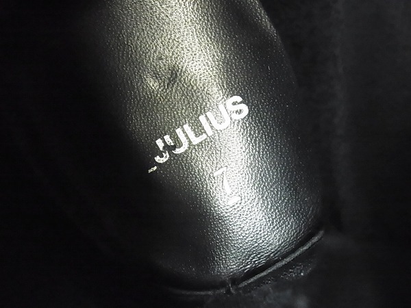 実際に弊社で買取させて頂いたJULIUS/ユリウス[6.8万↑]10FW ショートエンジニアZIPブーツ/1の画像 6枚目
