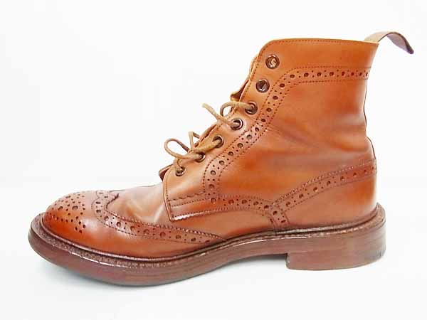 実際に弊社で買取させて頂いたTrickers/トリッカーズ カントリーブーツ ブラウン M2508/7.5の画像 3枚目