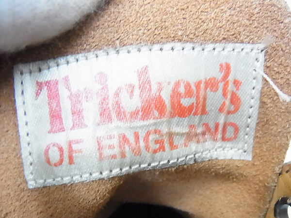 実際に弊社で買取させて頂いたTricker's/トリッカーズカントリーブーツウイングチップ 5180/5の画像 5枚目