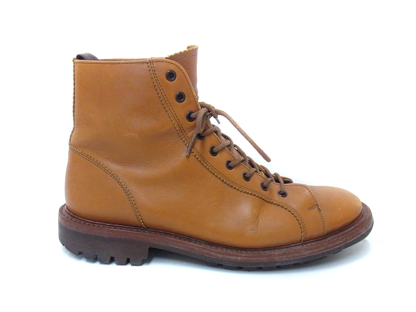 実際に弊社で買取させて頂いたTricker's/トリッカーズ M6087 9ホール MONKEY BOOTS 茶系/8.5の画像 4枚目