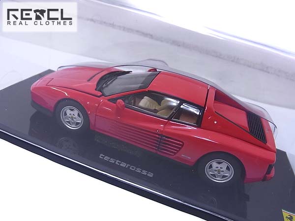 実際に弊社で買取させて頂いた京商 フェラーリ テスタロッサ 1/43 前期型 ミニカー レッド