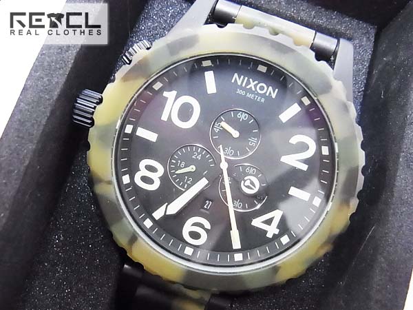 実際に弊社で買取させて頂いたNIXON/ニクソン 腕時計 THE 51-30 CHRONO カモフラ A0831428