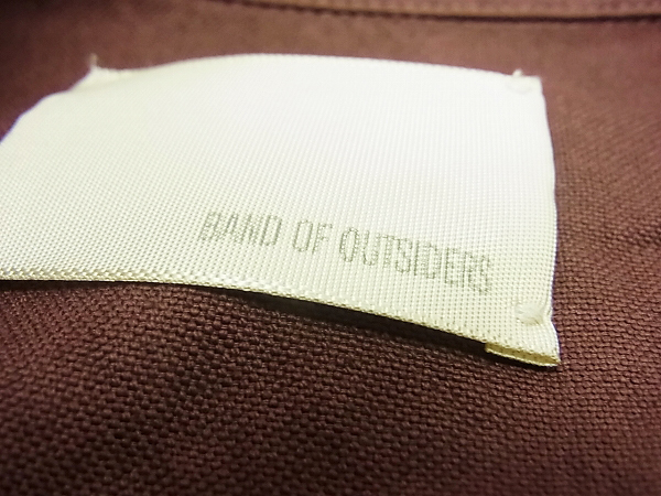 実際に弊社で買取させて頂いたBAND OF OUTSIDERS/バンドオブアウトサイダー 長袖シャツ/1の画像 2枚目