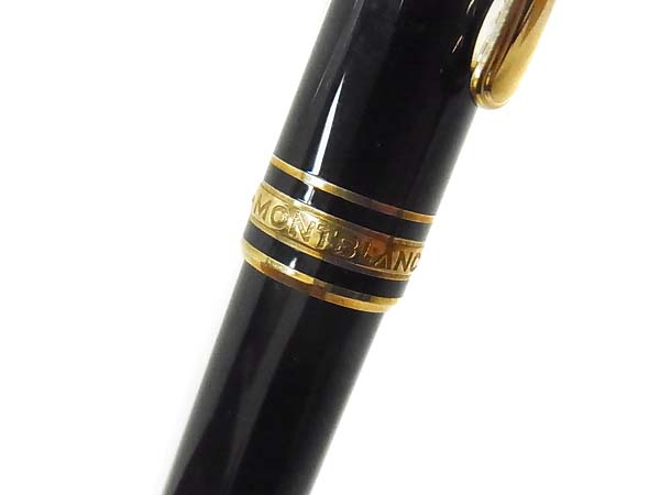 実際に弊社で買取させて頂いたMONTBLANC/モンブラン マイスターシュテュック ボールペン 黒金の画像 3枚目