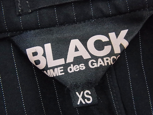 実際に弊社で買取させて頂いたBLACK COMME des GARCONS/ギャルソン AD2010 2Bジャケット/XSの画像 2枚目