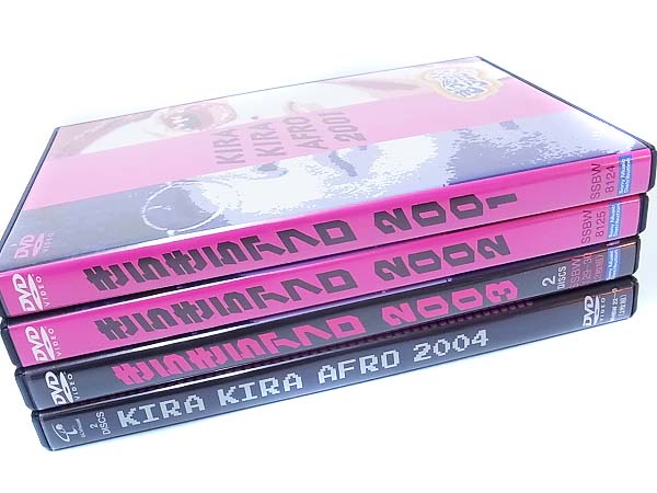 実際に弊社で買取させて頂いたKIRA KIRA AFRO/きらきらアフロ 2001〜2004 DVD 4枚セットの画像 1枚目