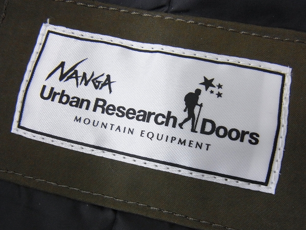 実際に弊社で買取させて頂いた［未使用］URBAN RESEARCH DOORS×NANGA別注 ダウンコート/38の画像 2枚目