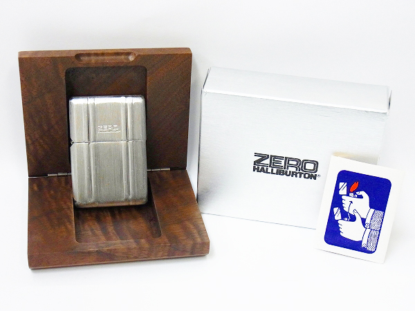 実際に弊社で買取させて頂いたZIPPO×ZERO HALLIBURTON/ゼロハリ コラボ アルミ 03年製の画像 4枚目