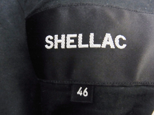 実際に弊社で買取させて頂いたSHELLAC/シェラック カウレザーライダース　ジャケット 白/46の画像 2枚目