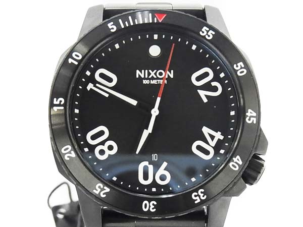 実際に弊社で買取させて頂いたNIXON/ニクソン A506 001 THE RANGER/オールブラック/腕時計の画像 1枚目