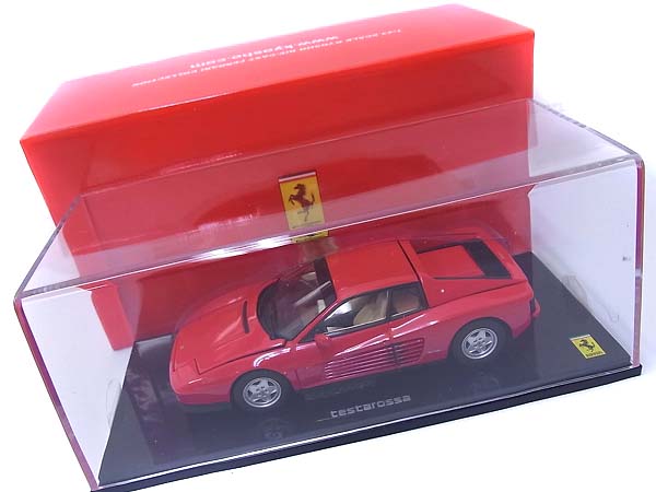 実際に弊社で買取させて頂いた京商 フェラーリ テスタロッサ 1/43 前期型 ミニカー レッドの画像 3枚目