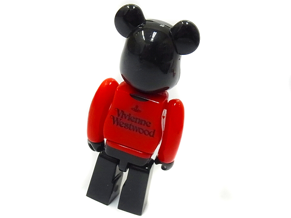 実際に弊社で買取させて頂いたBE@RBRICK×Vivienne Vivienne Westwood展 開催記念限定/赤×黒の画像 3枚目