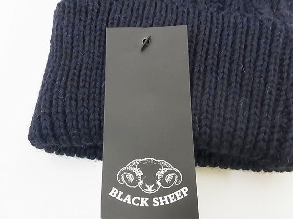 実際に弊社で買取させて頂いた【未使用】PHENOMENON/フェノメノン×Black Sheepコラボニット帽の画像 2枚目