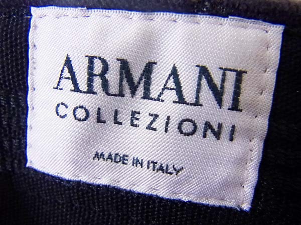 実際に弊社で買取させて頂いたARMANI COLLEZIONI/アルマーニコレッツォーニ パンツ 黒 46 の画像 2枚目