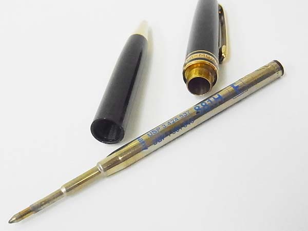 実際に弊社で買取させて頂いたMONTBLANC/モンブラン マイスターシュテュック ボールペン 黒金の画像 6枚目