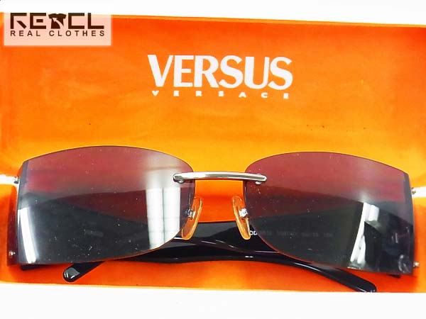 実際に弊社で買取させて頂いたVERSUS/ベルサス VERSACE リムレス サングラス/ブラック/5016