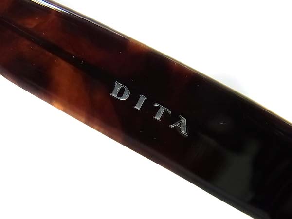 実際に弊社で買取させて頂いた【未使用】DITA/ディータ KINGSTON 2006B-50 メガネフレーム 茶の画像 4枚目