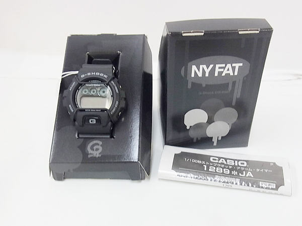 実際に弊社で買取させて頂いたG-SHOCK NY FAT マイケル・ラウ コラボモデル DW-6900SA-1JFの画像 6枚目