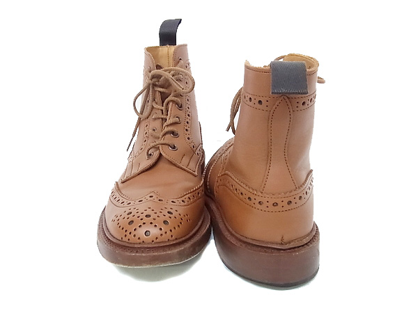 実際に弊社で買取させて頂いたTricker's/トリッカーズ カントリーブーツ キャメル/M2508/7の画像 1枚目