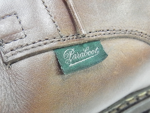 実際に弊社で買取させて頂いたParaboot/パラブーツ シャンボート ブラウン/710708/8.5Fの画像 7枚目