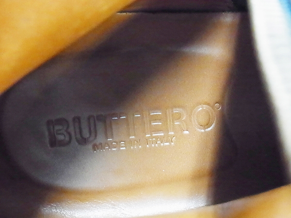 実際に弊社で買取させて頂いたBUTTERO/ブッテロ サイドジップブーツ ダークブラウン B5640/42の画像 6枚目