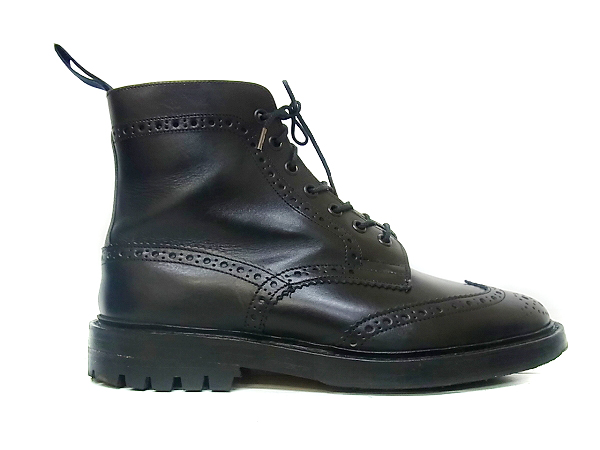 実際に弊社で買取させて頂いたTricker’s/トリッカーズ カントリーブーツ ブラック M2508/7.5の画像 2枚目