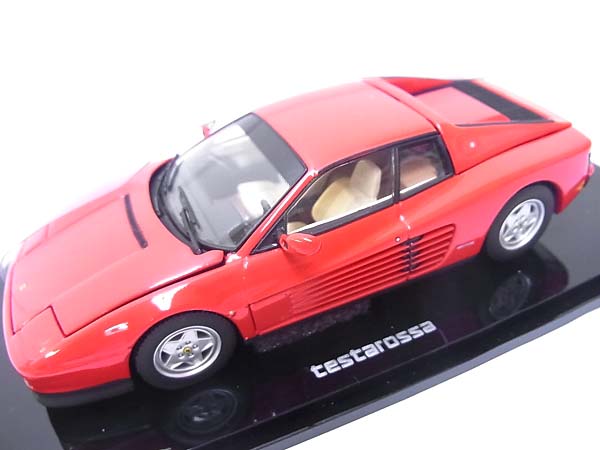 実際に弊社で買取させて頂いた京商 フェラーリ テスタロッサ 1/43 前期型 ミニカー レッドの画像 1枚目