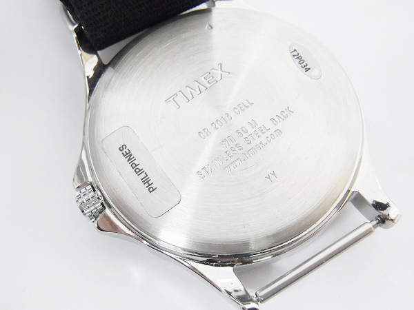 実際に弊社で買取させて頂いたTIMEX/タイメックス カレイドスコープ NATO T2P034 ブラックの画像 3枚目