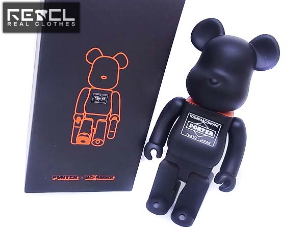 実際に弊社で買取させて頂いたメディコムトイ×ポーター BE＠RBRICK/ベアブリック 400％ 黒