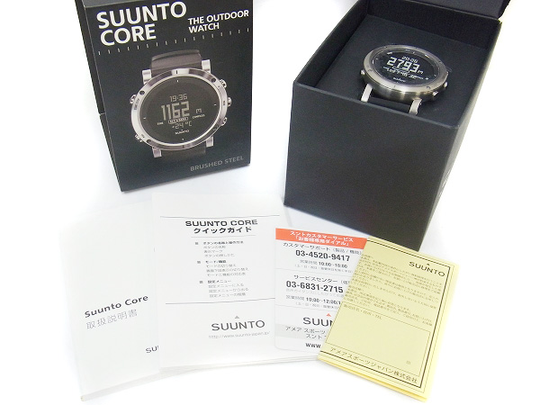 実際に弊社で買取させて頂いたSUUNTO/スント コア ブラッシュド スティール SS020339000の画像 6枚目