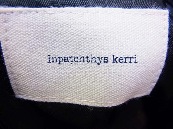 実際に弊社で買取させて頂いたInpaichthys kerri/インパクティスケリー ウールPコート 紺/S の画像 2枚目