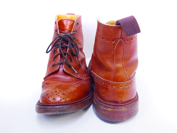 実際に弊社で買取させて頂いたTricker's/トリッカーズ カントリーブーツ ブラウン/M2508/7.5の画像 1枚目