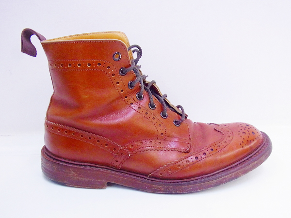 実際に弊社で買取させて頂いたTricker's/トリッカーズ カントリーブーツ ブラウン/M2508/7.5の画像 3枚目