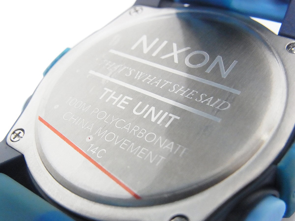 NIXON/ニクソン THE UNIT 腕時計 マーブルブルー/A1971726 の買取実績 
