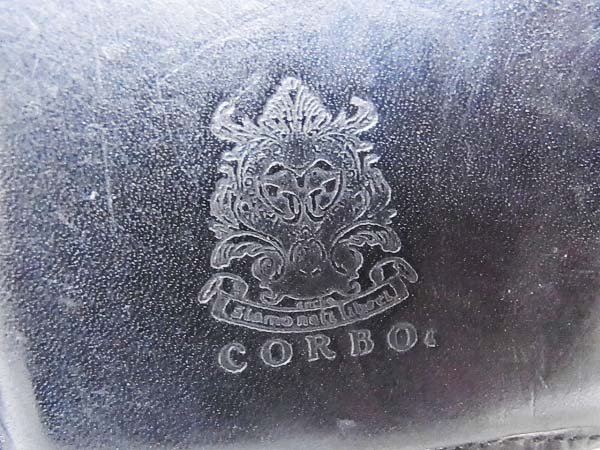 実際に弊社で買取させて頂いたCORBO/コルボ スレート ハーフ/二つ折り財布/ウォレット 黒の画像 5枚目