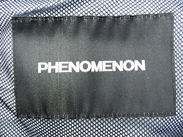 実際に弊社で買取させて頂いたPHENOMENON/フェノメノン 12SS ナイロンジップパーカー 36/Sの画像 2枚目