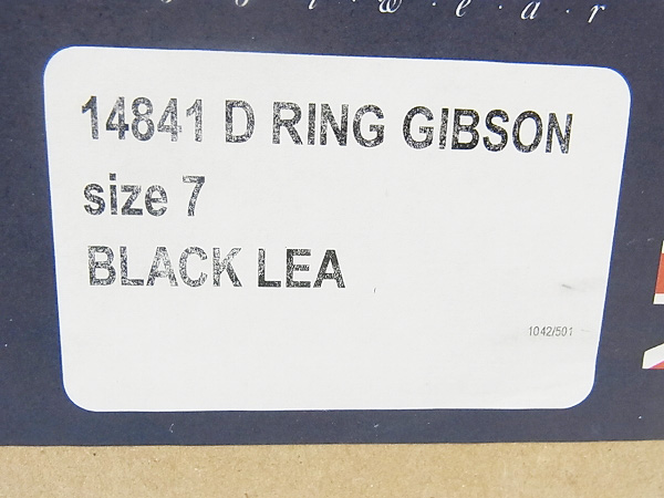 実際に弊社で買取させて頂いたジョージコックス×ラリー コラボ 14841 D RING GIBSON 黒×白/7の画像 8枚目