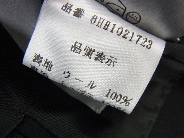 実際に弊社で買取させて頂いたディオールオム 6HH1021723 スモーキングジャケット 黒/46の画像 5枚目