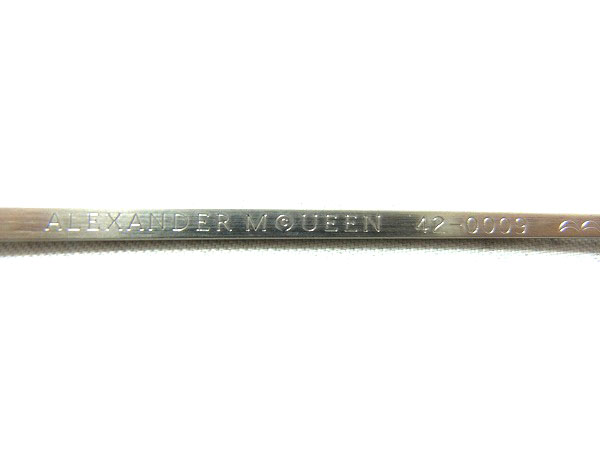 実際に弊社で買取させて頂いたAlexander McQueen/アレキサンダーマックイーン 眼鏡 フレームの画像 4枚目