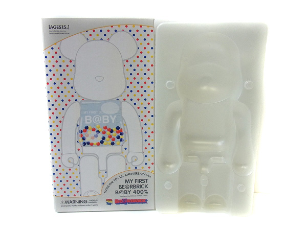 実際に弊社で買取させて頂いたBE@RBRICK/ベアブリック MYFIRST BE@RBRICK B@BY 15周年 400％の画像 7枚目