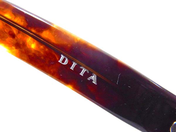 実際に弊社で買取させて頂いた【未使用】DITA/ディータ KINGSTON 2006B-50 メガネフレーム 茶の画像 5枚目