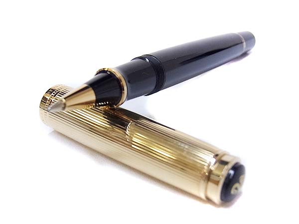 実際に弊社で買取させて頂いたPelikan/ペリカン ボールペン ローラーボール　925 金×黒の画像 4枚目