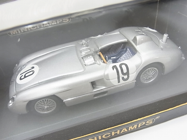 実際に弊社で買取させて頂いたミニチャンプス1/43 ベンツ 300 SLR/w 196 GP France 2点セットの画像 3枚目