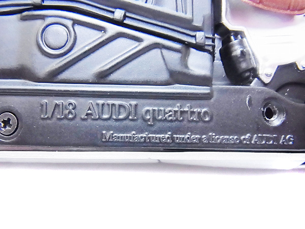 実際に弊社で買取させて頂いたAUTOart/オートアート ミニカー AUDI クワトロ LWB '88 1/18の画像 8枚目