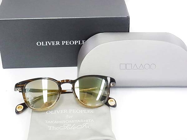 実際に弊社で買取させて頂いたOLIVER PEOPLES×TheSoloIst. 変形ボストン nolly./s.0264の画像 8枚目